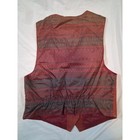 Arizona Jean Company Genuine Leather Red Vest Medium Vintage 90s Western