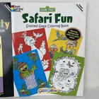 2 Sesame Street Stained Glass Coloring Book Dover Safari Fun Birthday Party Y2k