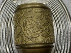 Antique Brass Wall Match Striker Holder Safe Bronze Aluminum Wall Mount Vintage