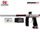 Empire Mini Gs Electronic Paintball Gun Marker - Dust Silver   Red 2-pc Barrel
