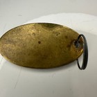 Vintage Chevrolet Keychain Brass Auto Bowtie Logo Brass Key Fob Car Truck