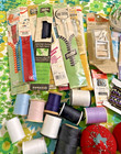 Vintage 60 s 70 s Sewing Supplies Large Lot