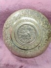 Antique   Arab   Ornate Engraved Coin Dish   Silver