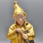 Vintage Gold Royal Copenhagen The Sandman Boy With Umbrella