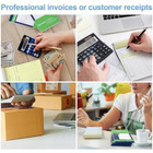 4 Pack Receipt Book  4 17inx7 2in Receipt Book With Carbon Copies  2-part Carbon