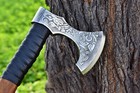 Viking Hand Forged 1095 High Carbon Steel Blade tomahawk hatchet combat Axe