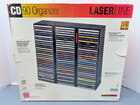 Laserline 90 Cd Storage Rack Wall Mount Case Holder Black Hard Plastic Cd90
