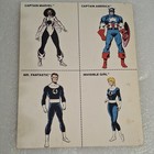 Tsr Marvel Super Heroes Role Playing Game Character Sheets 1984