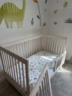 Babyletto Hudson 3-in-1 Convertible Crib Set- Washed Natural-m4201nx