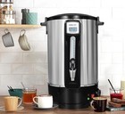 50-cup Commercial Coffee Dispenser Stainless Steel Double-wall W  Percolator