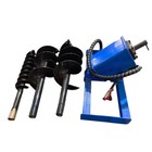 Pickup Only Skid Steer Attachment Auger Post Hole Hydraulic Digger 6in 12in 14in
