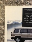 1992 Isuzu Trooper Print Ad Unwritten Rule New Car Bound Be Comparison Vtg 1990s