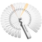 32 Blade Feeler Gauge Set Stainless Steel Metric   Imperial Thickness Gauge