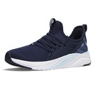 Puma Softride Sophia Emboss Overspray Lace Up  Womens Blue Sneakers Casual Shoes