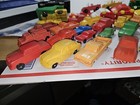 Lot 36 Pcs Vintage European Rubber Cars W Germany Sweden Finland Truck Norway