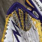 Vaughn Velocity 7800 V5 Hockey Goalie Pad And Glove Pro Spec Maguire Game Used