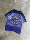 Vintage 2005 Liquid Blue Kiss Destroyer Rock Band Tie Dye Tee