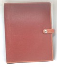 Vintage Coach Day Planner Red Genuine Leather 