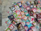 100 Mixed Lot Sealed Mcdonald s Happy Meal Toys Disney Barbie Power Rangers More