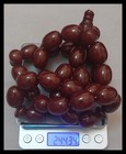 Huge  244 Grs Cherry Amber Bakelite Faturan Rosary Islam  Prayer 33 Beads