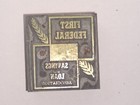 First Federal Savings And Loan Printing Letterpress Printers Block Antique 