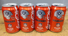 Lot Of 4 - Coca-cola Classic  Raiders 1993 Coke Soda Can  Nfl Football