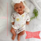 16 93   Reborn Doll  Silicone Doll  Handmade  Crafts  Children s Toys gifts