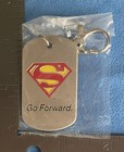 Christopher Reeve Foundation  Superman    go Forward     Keychain  Dog Tag Tm   Dc
