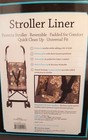 Balboa Baby Stroller Liner Cover Universal Fit Reversible Grey Cream Green 80202