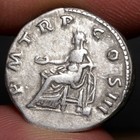 Emperor Hadrian Denarius 119ad Ancient Roman Empire Silver Coin Concordia Vf