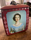 Vtg 1953 Queen Elizabeth Ii Coronation Toffee Tin Edward Sharp   Sons  England