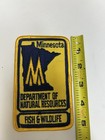 Vintage Minnesota Dnr Fish   Wildlife Patch 70 s-80 s Obsolete Collectible    