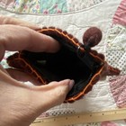 Handcrafted 100  Wool Flower Coin Purse  Folksy  Whimsical  Cottagecore  Nepal