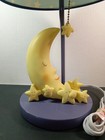 Whimsical Celestial Nursery Lamp Moon   Stars Design  