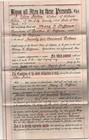 Vintage 1885 Mortgage Indenture Bond Named Persons Manhattan New York City