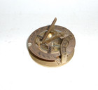 Brass Sundial Compass Clock West London Maritime Vintage Sailor Gift     Working