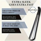 22in Extra Long Handle Shoe Horn Stainless Steel Metal Shoes Remover Shoehorn Us