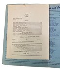 Vintage 1940s Blue Bird Restaurant   Coffee Shop Menu Pueblo Colorado Co