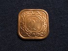 1988 Suriname 5 Cent Coin  Nice Uncirculated Coin Nice Coins     Square