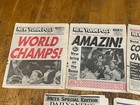 1986 New York Mets Newspaper World Series Lot Of 6 Ny Post Newsday Daily News