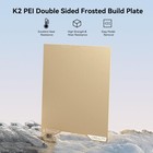 Creality K2 Pei Double Sided Frosted Build Plate Textured Plate 270x293mm For K2