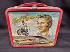 Vintage Evel Knievel 1974 Aladdin Metal Lunch Box With Thermos