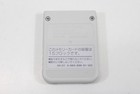 Official Sony Playstation 1 Oem Memory Card Ps1 Light Gray Off White Tested
