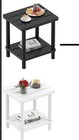 White Outdoor Side Table  Adirondack Small Single Table  Waterproof Easy Install