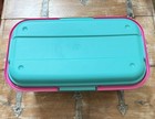 Vtg Eagle Craftstor Large-sewing Craft Storage Organizer Container 20    Teal Tote