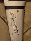 Chuck Yeager Signed P-51 Mustang Wooden Model  damaged 