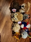 Lot Of 8 Vintage Swibco Plush 90s Puffkins Nice