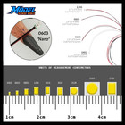 10 Pack Leds Nano 0603 Pre-wired Resistor Smd Led   3-12 Volt Dc   Choose Color