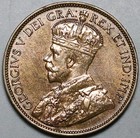 1912 Canada George V 1 Cent Unc Britain Empire Coin  25101705r 
