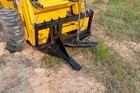 Heavy Duty Hydraulic Post  tree Puller Attachment Fit Bobcat Skid Steer Loader
